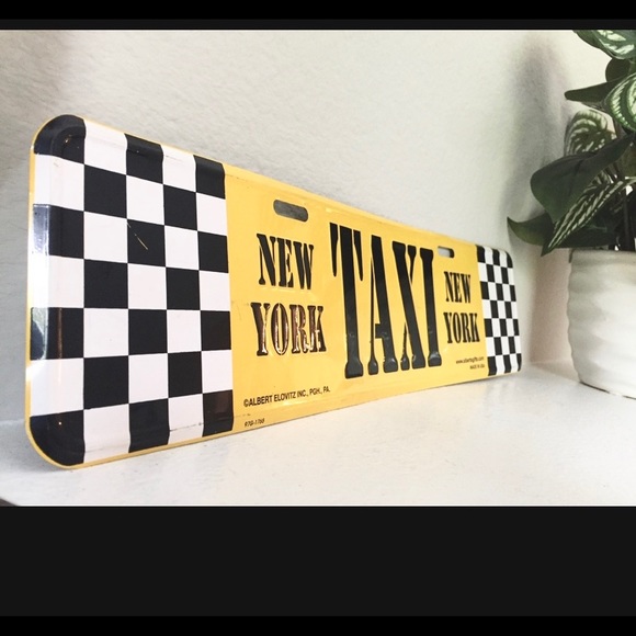 NY TAXI π Metal Sign β’ Home Decor Wall Art - Picture 4 of 4